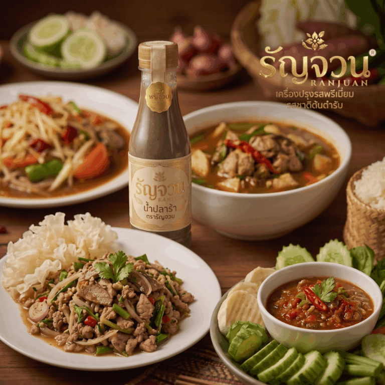 น้ำปลาร้าพรีเมี่ยม ตรารัญจวน สัมผัสความหอมนวล ชวนรัญจวนใจ